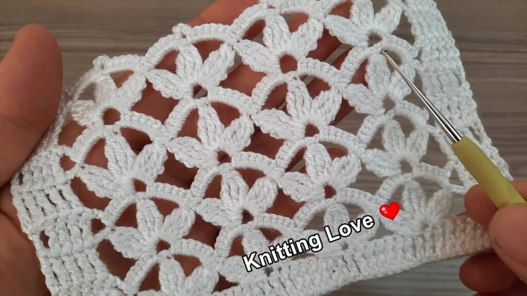 Fantastic Very Beautiful Flower Crochet Pattern | Easy Knitting Tutorial for Beginners (Tığ İşi Örgü