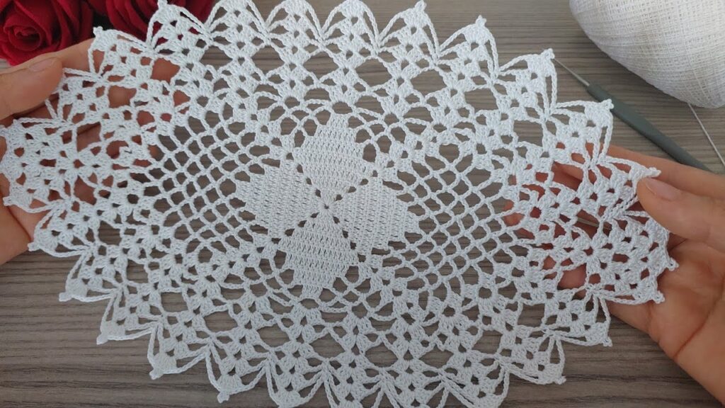 Wow! Wonderful Crochet Doily Pattern | Beautiful Crochet tablecloth – dress | Mandala Design