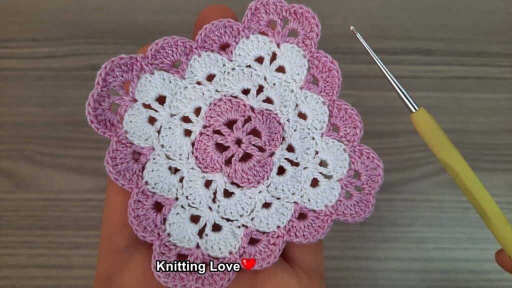 Superb 😍 Very Beautiful Flower Crochet Pattern | Easy Step-by-Step Tutorial for Beginners