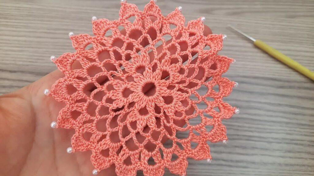Stunning Flower Crochet Pattern 🌸 | Beginner-Friendly Knitting Tutorial | Tığ İşi Örgü