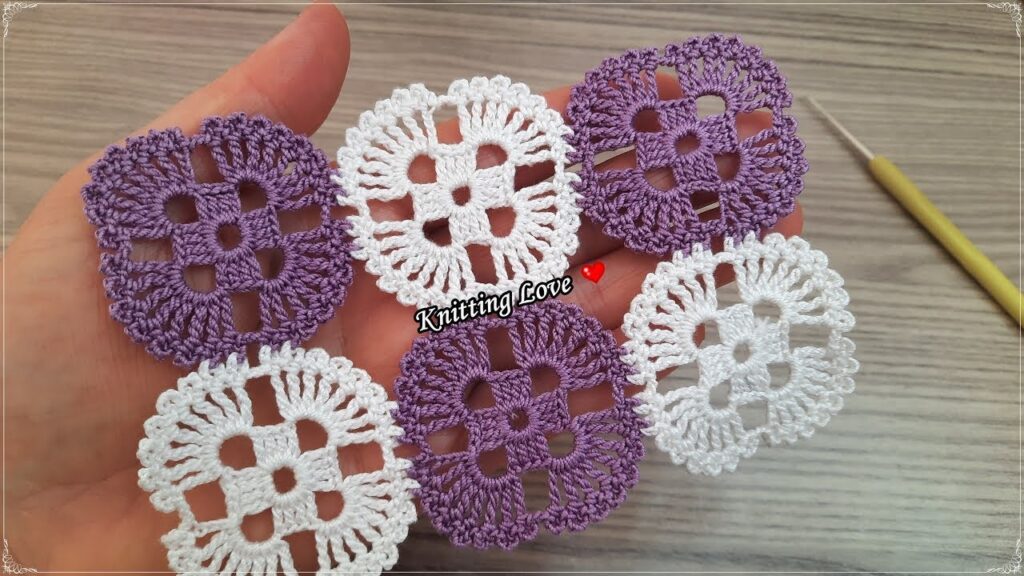Stunning Flower Crochet Pattern | Step-by-Step Knitting Tutorial for Beginners | Tığ İşi Örgü