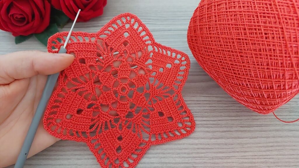 Super Easy Beautiful Star Crochet Pattern | Beginner-Friendly Knitting Tutorial | Tığ İşi Yıldız
