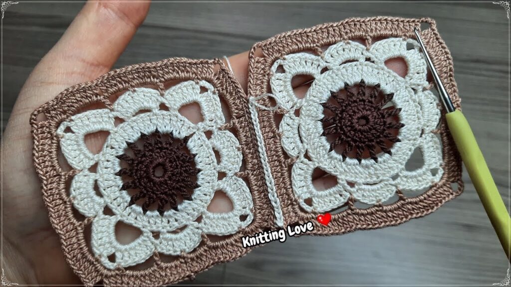 Stunning Square Crochet Pattern | Beginner-Friendly Knitting Tutorial | Tığ İşi Örgü Kare Desen 2024