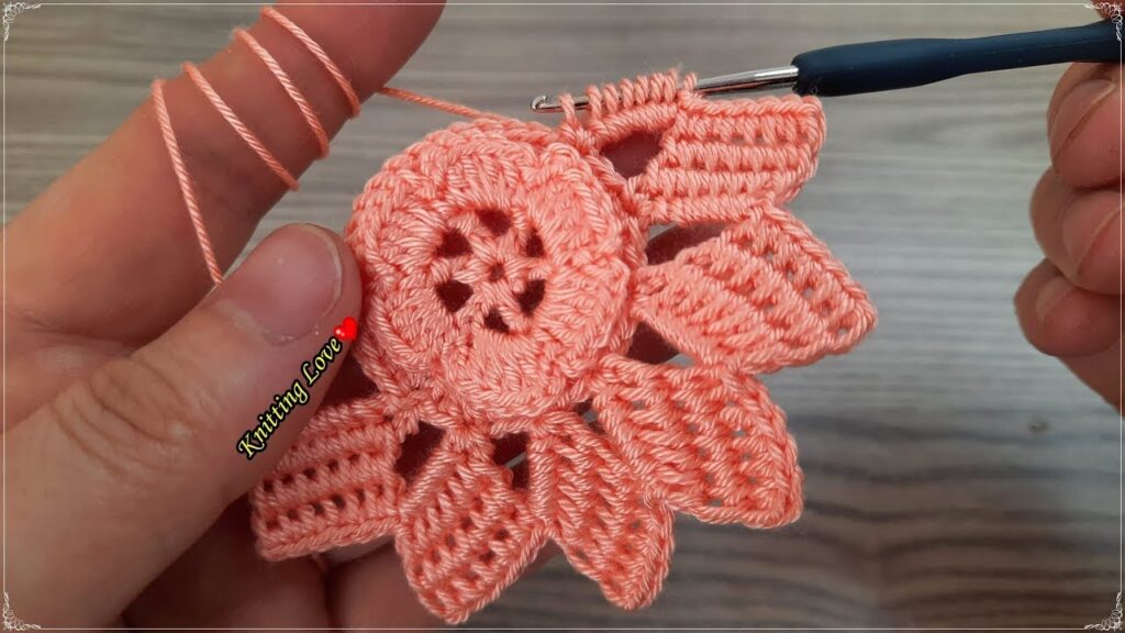 Super Beautiful Flower Crochet Pattern | Easy Knitting Tutorial for Beginners | Tığ İşi Örgü 2024