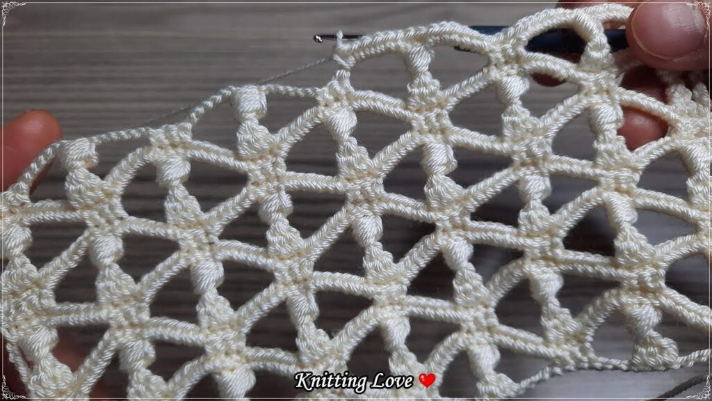 Stunning Patterned Crochet Filet Shawl & Cover | Easy Tığ İşi Örgü Model Tutorial
