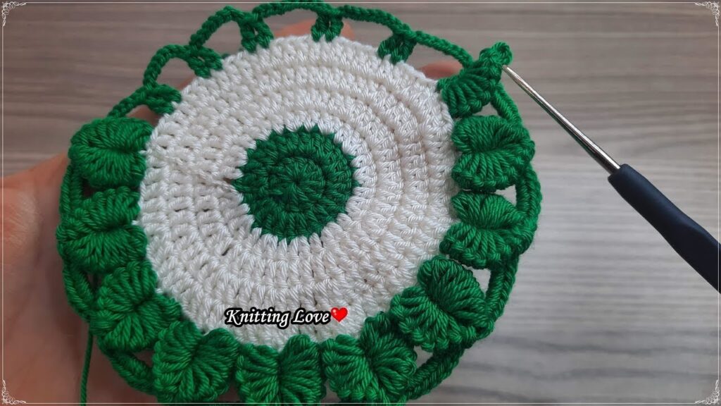 Super Easy Crochet Coaster & Supla Design Tutorial for Beginners