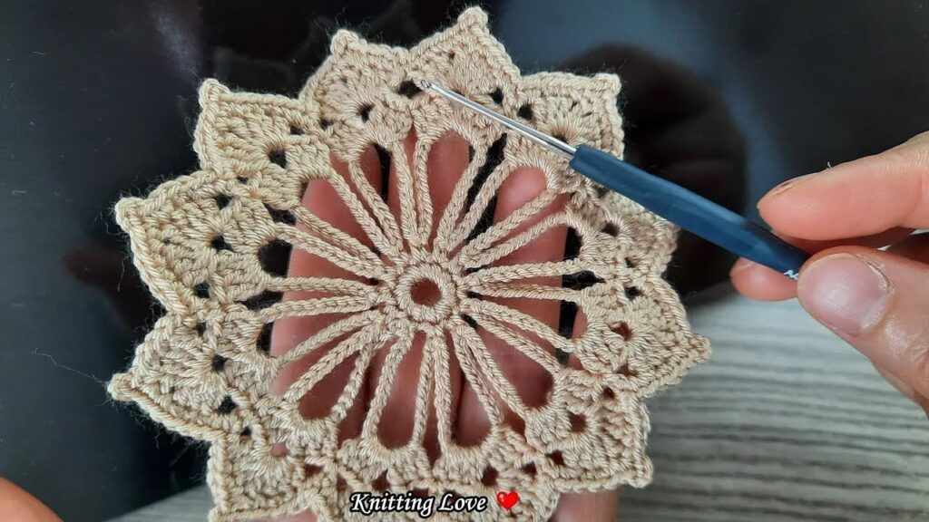 Beautiful Crochet Curtain Tutorial | Easy Knitting Motif for Beginners