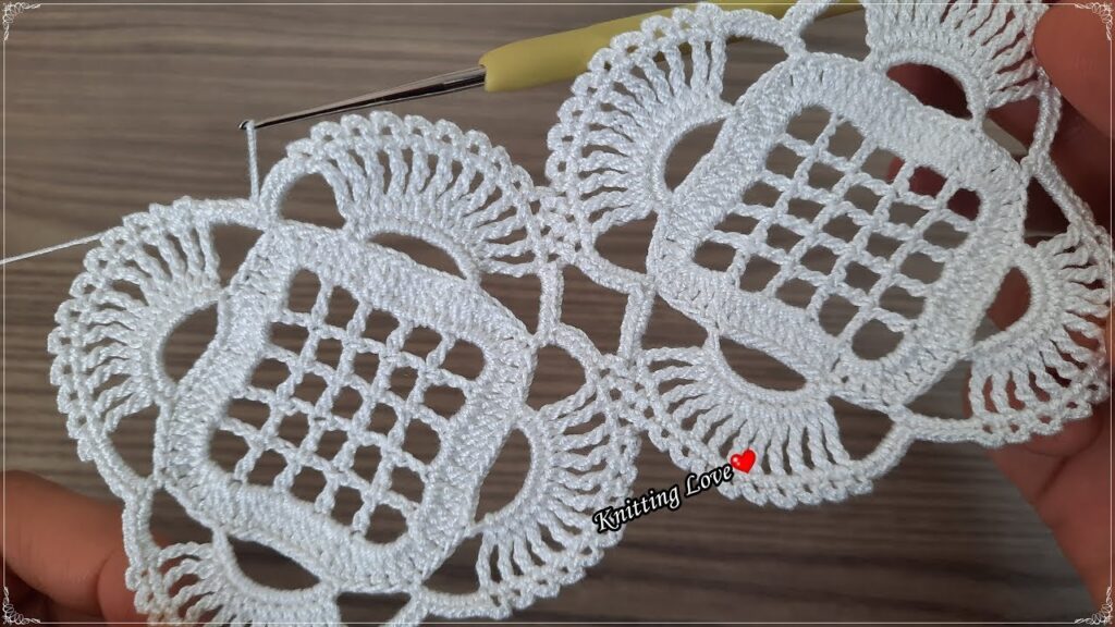 WONDERFUL 😍 Very Beautiful Flower Patterned Crochet Filet Etol Shawl and Cover Model | Tığ İşi Örgü