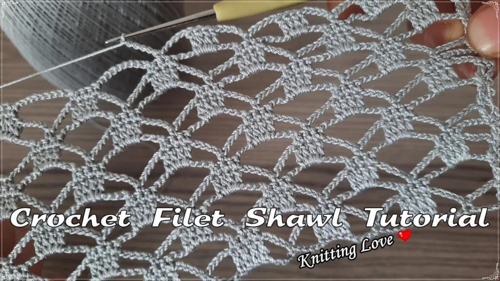 Wonderful Beautiful Crochet Filet Etol Shawl & Cover Pattern | Harika Tığ İşi Örgü Modeli