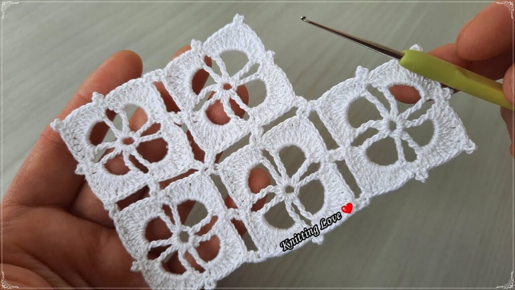 Gorgeous 😍 Quick-to-Finish Square Crochet Knitting Pattern | Harika Tığ İşi Örgü Modeli