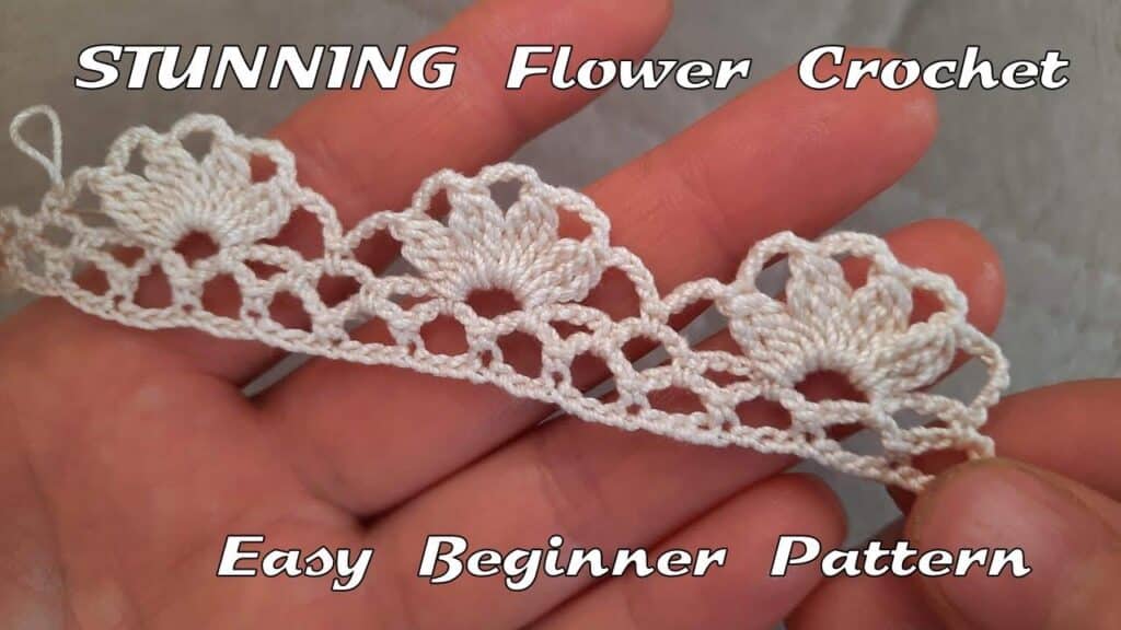 STUNNING Easy Flower Crochet Pattern | Beginner-Friendly Tığ İşi Örgü Tutorial