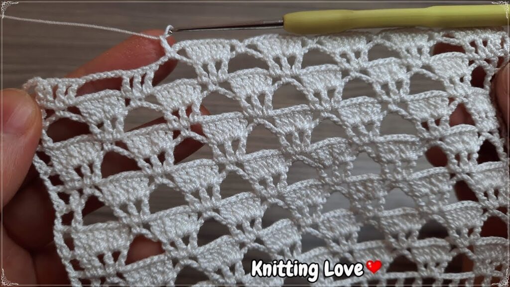 Super Easy & Gorgeous Crochet Pattern 🌸 Beginner-Friendly Tığ İşi Knitting Tutorial