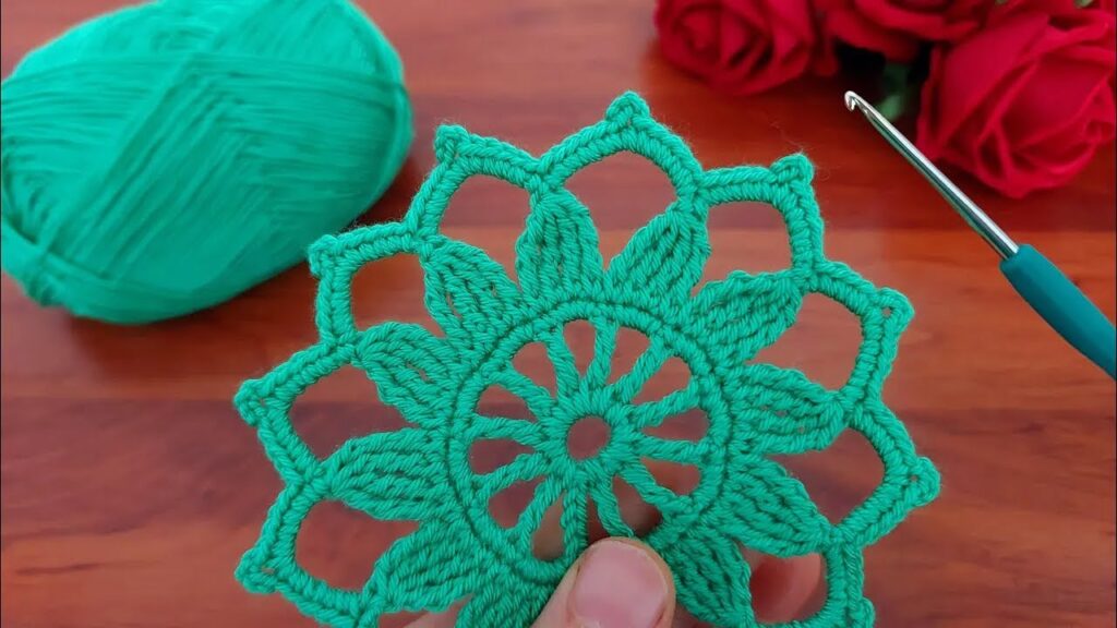 Beautiful Flower Crochet Pattern for Beginners | Fantastic Online Knitting Tutorial | Tığ İşi Örgü