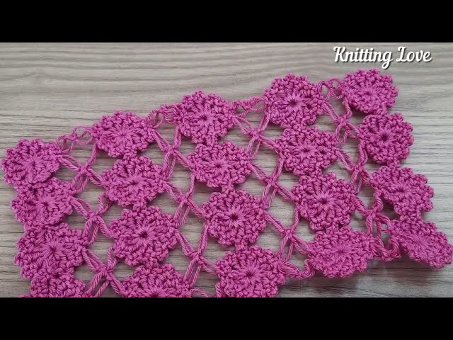 How to Crochet Floral Patterns | Very Slow Single Crochet Stitch Tutorial