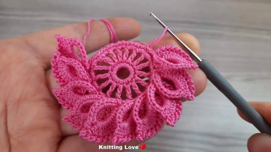 🌟 ONLINE TUTORIAL: FANTASTIC Beautiful Flower Crochet Pattern for Beginners | Tığ İşi Örgü