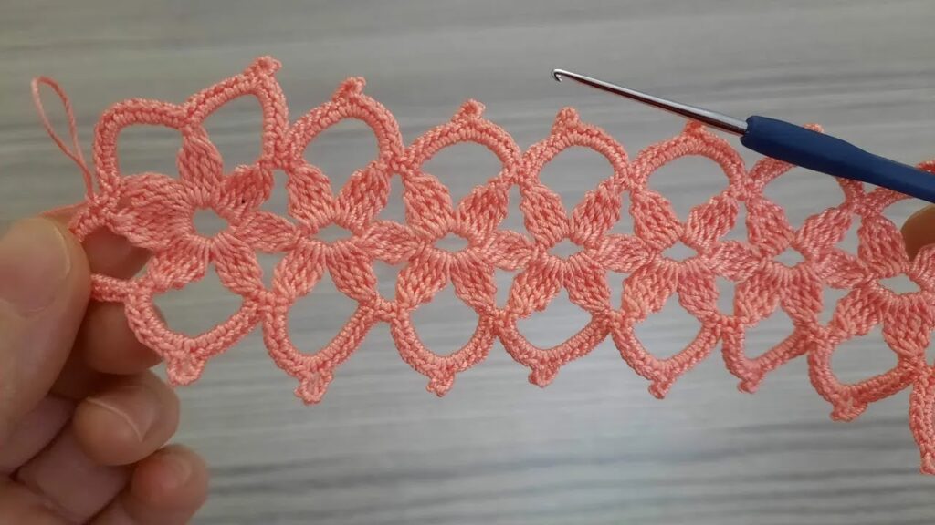 WONDERFUL 🌸 Crochet Flower Knitting Pattern – Step-by-Step Lace Making for Beginners