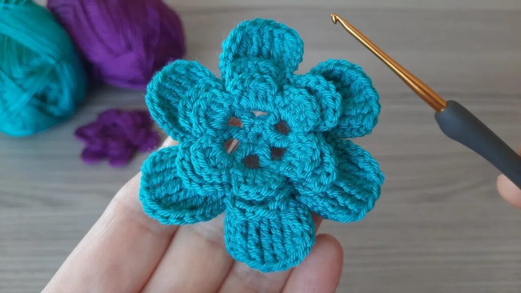 VERY NICE 🌸 Beautiful Flower Crochet Pattern – Online Tutorial for Beginners | Tığ İşi Örgü