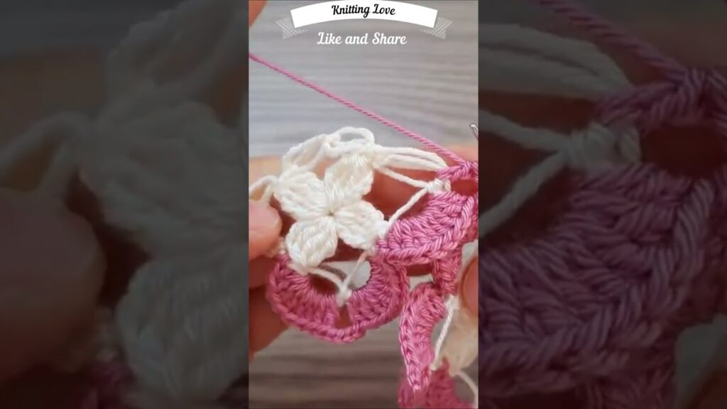 Cutest Crochet Square Motif 🧶 Great for Blankets & Babywear
