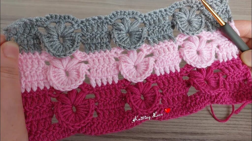 Very Nice & Beautiful Crochet Flower 🌸 | Step-by-Step Knitting Pattern for Beginners