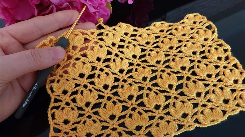 🌸 5 min. Do It! Do You Want to Learn How to Make a Very Easy Crochet Flower? Shawl, Jacket, Top, Bag