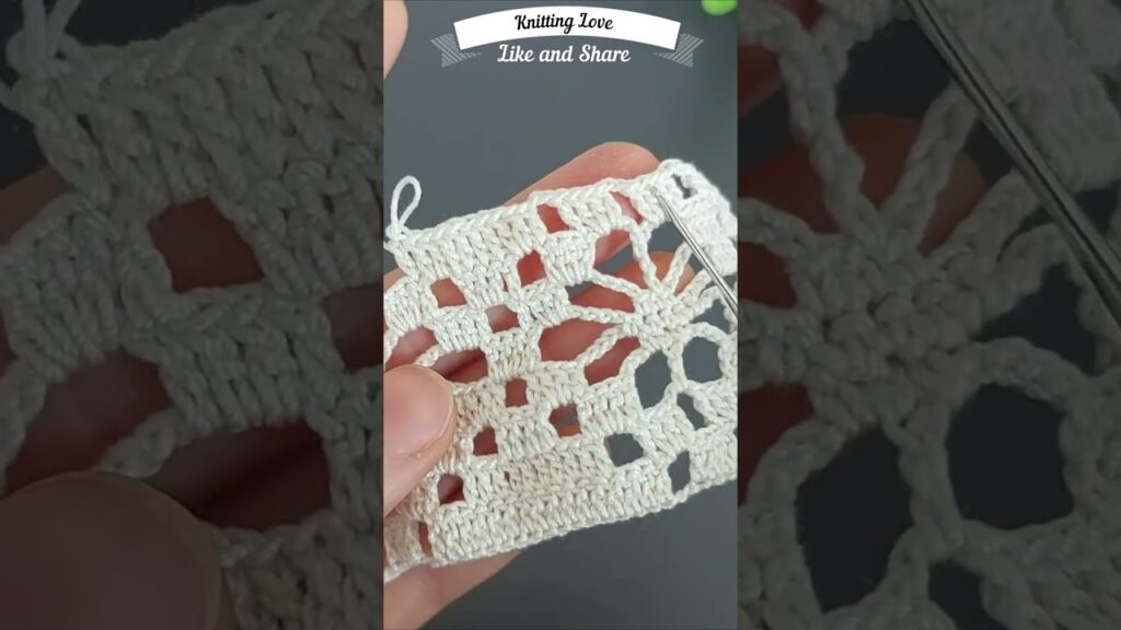 Unique Crochet Blanket Stitch You Must Try! 🧵#shorts