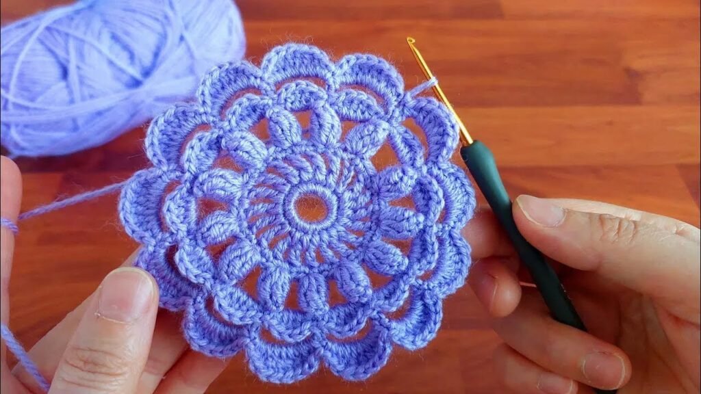 So Beautiful & So Easy 🥰 Flower Crochet Lace Model | Beginner-Friendly Tutorial (2025)