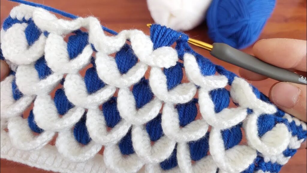 Wow!! Easy & Beautiful Crochet Water Wave Pattern 🌊 Online Tutorial for Beginners (2025)