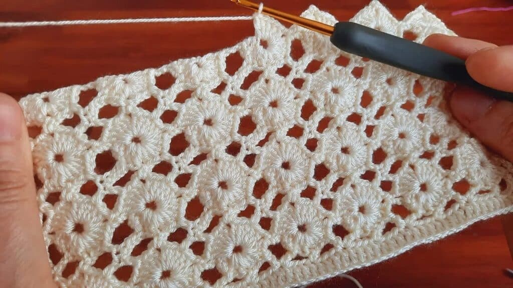 Wow!! Very Easy & Beautiful Flower Crochet Pattern 🧶 | Lace Knitting Tutorial for Beginners