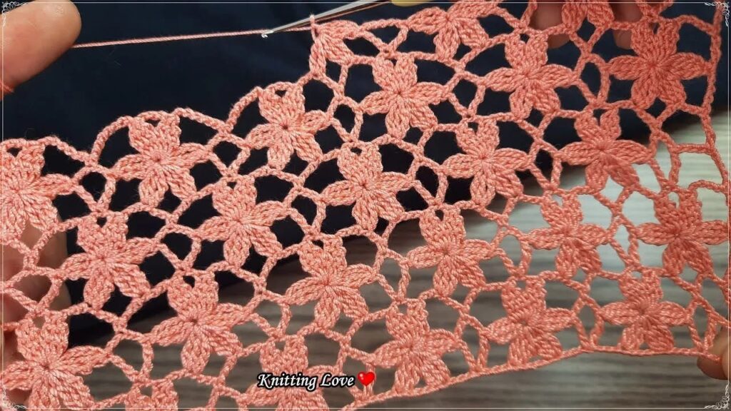 AMAZING Easy & Beautiful Floral Filet Crochet Shawl 🌸 Etol & Cover Pattern | Tığ İşi Örgü 2025