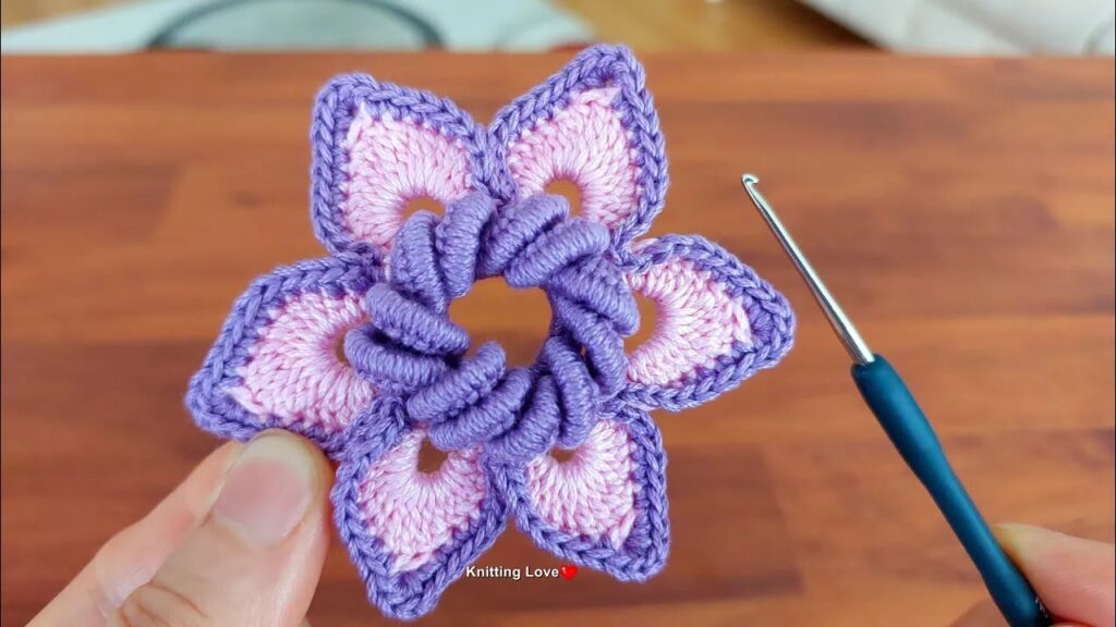 Amazing Crochet Flower Pattern 🌸 | Create Unique & Eye-Catching Designs Easily
