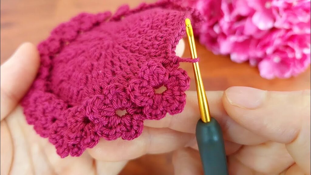 Very Beautiful 3D Crochet Flower Coaster 🌸 | Decorative Lace Pattern Tutorial