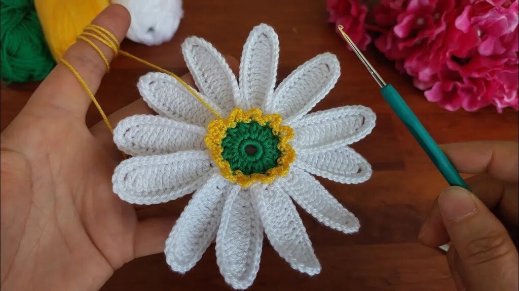 Popular Home & Kitchen Decor! Easy 3D Flower Crochet Coaster Tutorial